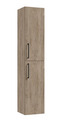 Høyskap Deluxe brunbeiset eik 160 cm REN